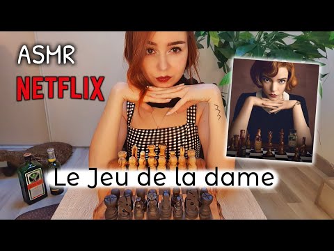 ASMR Le Jeu de la dame ( Netflix ) Jeu d'échec pour se relaxer FR Roleplay Soft spoken