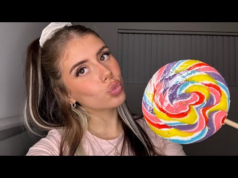 ASMR lollipop mouth sounds (and brain licker)