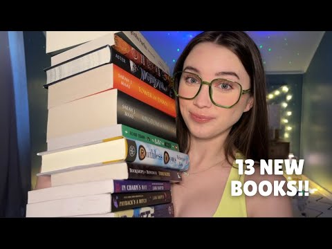 New Big Book Haul! 📚 But Each Book is Part of a Series 🤗 (whispered tapping and scratching)