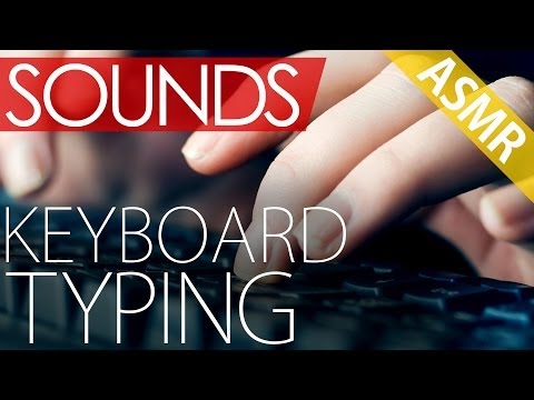 ASMR Sounds ~ Keyboard Typing (binaural, ear to ear, audio only)