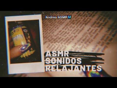 ASMR/ Sonidos RELAJANTES/ Tapping/ Plastic Sounds/ Andrea ASMR 🦋 (VIDEO RESUBIDO)