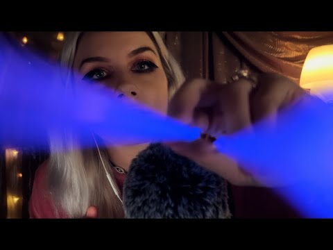 ASMR | plucking with & without lights, eye exam, and kitten reveal hehe (Bryan’s custom)