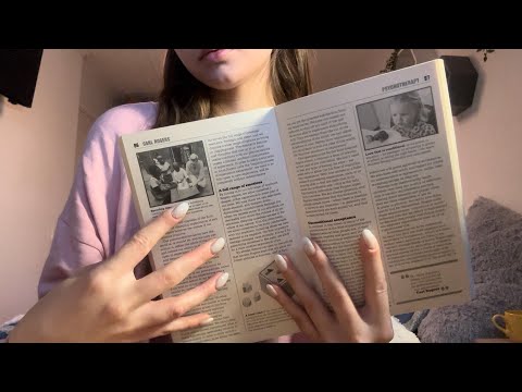 Lofi ASMR | Book Tapping/ Sounds | Flipping through pages + tracing | whispering |background sounds