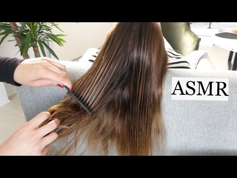 ASMR 10 MINUTES 1 TRIGGER! Episode 4: Hair Combing (no talking) 🖤