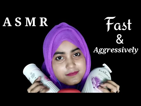 ASMR //Fast & Aggressively Tapping Sounds