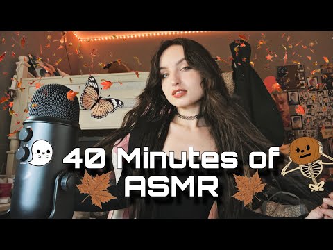 40+ Minutes of Fast & Aggressive ASMR ( Unpredictable Triggers, Chaotic Mouth Sounds, Rambling + )