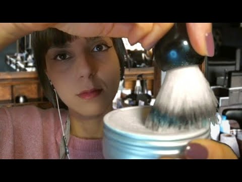 ASMR ita | 💈Barber Shop ROLEPLAY ✂️ | lo fi personal attention w/ leyered sounds