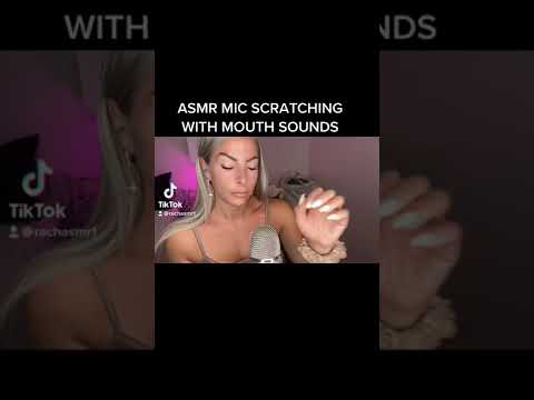 ASMR MIC SCRATCHING With Corresponding ￼Mouth Sounds (Delicate Sounds)