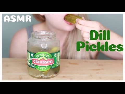 ASMR: Whole Dill Pickles *CRUNCHY EATING SOUNDS* (no talking) 먹방