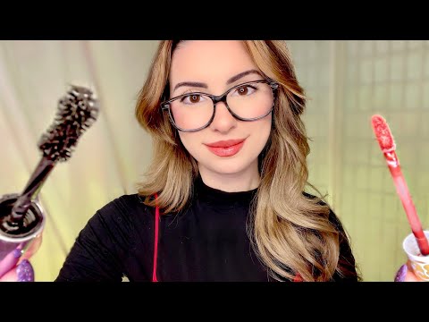 ASMR Bestie does your Makeup IN CLASS 🏫 FAST & AGGRESSIVE Personal Attention