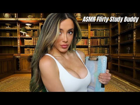 ASMR Flirty Friend Distracts You While Studying 😘📚 soft spoken
