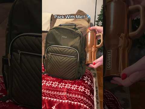 Pack With Me ✈️ *oddly satisfying* #coldestlife #asmr
