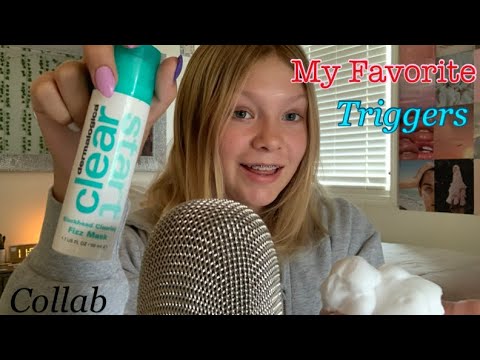 MY FAVORITE TRIGGERS (COLLAB WITH ASMR BY AUBS) 🎂😁🐥❣️