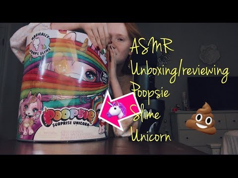 🦄 ASMR~ Unboxing/Review: POOPSIE SLIME UNICORN SURPRISE! 🌈