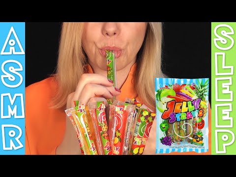 Jelly Straws Eating ASMR - Nice & Squishy Sounds