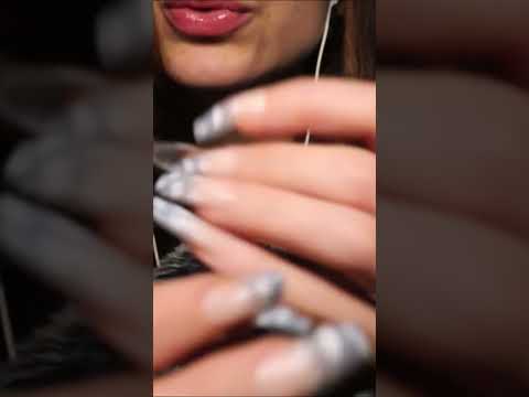 ASMR | Fast Nail Tapping with Mouth Sounds (Preview) #shorts #asmrshorts