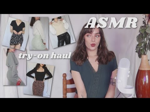 ASMR FR | TRY-ON HAUL (scratching, fabric sounds, chuchotements)