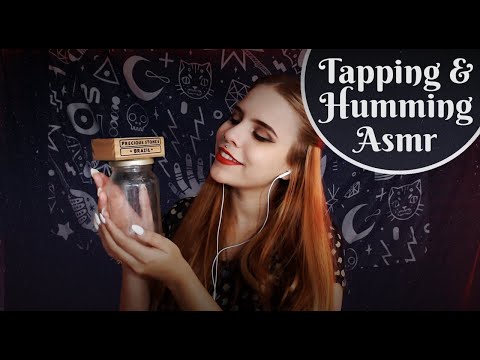 ASMR Humming and tapping to sleep 🎵💤 (echo). Try to resist to the end!
