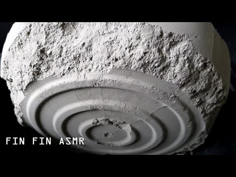 ASMR : Giant Dusty Pure Cement Crumbles | Collab with @Asmr Puppys