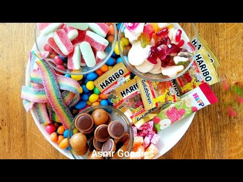 Candy Platter Asmr/Many Lots of Candies/Asmr