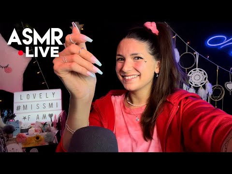 ASMR LIVE ♡ Kopfkribbeln mit langen Fake Nails