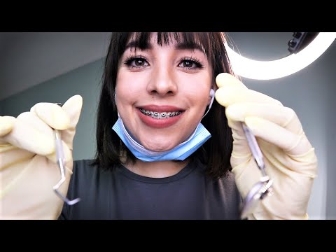 ASMR Dentist - Teeth Checkup & Cleaning - Relaxing Sounds