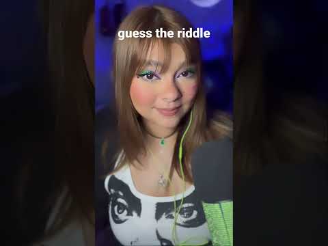 Guess the riddle! #asmr #riddles
