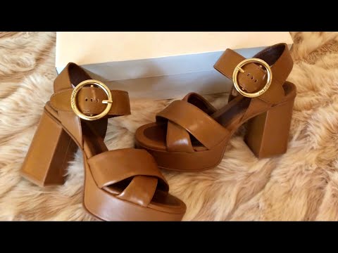 ASMR Unboxing See by Chloé Lyna Heeled Sandals Looped (so you don’t have to)