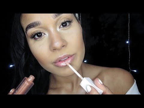 ASMR 100 LAYERS OF LIPGLOSS  ♡ Counting, Lipgloss & Mouth Sounds