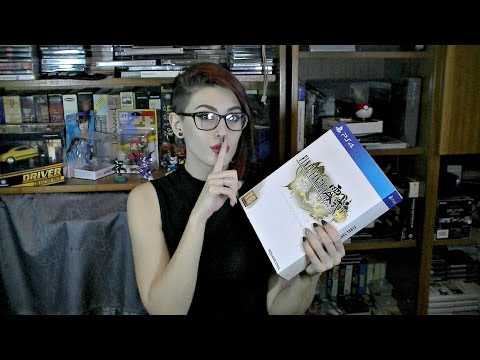 Final Fantasy Type-0 (Collector's edition) ~ASMR~ Quiet Unboxing ~ Soft Talking