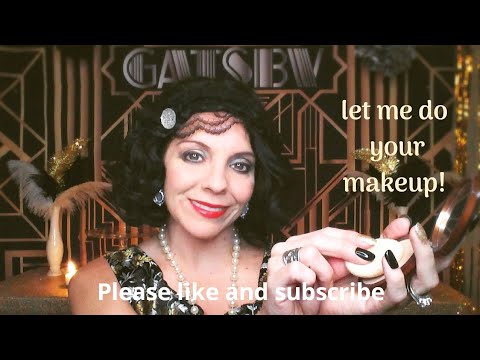 ASMR | Let me do your makeup | The Great Gatsby |Whispering | Tapping | Role play