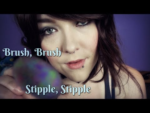 ☆★ASMR★☆ Brush, Brush ★ Stipple, Stipple | Update & Tad #46
