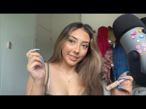 ASMR My Everyday Beauty Routine ~skincare and makeup~ 💓💄| Whispered
