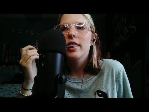 ASMR | Doing My Subscribers Favorite Triggers | Spit Painting | Spoolie Nibbles | Inaudible Whispers