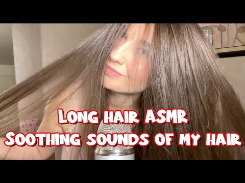 Mesmerizing ASMR: Soothing Sounds of Long Hair, Hair on Face, Playing and Brushing