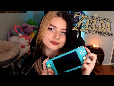 ASMR | Zelda Breath of the Wild ⚔️ Cozy Whispered Gameplay & Clicking Sounds 🎮