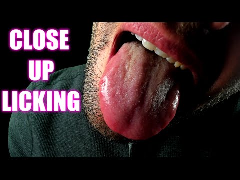 ASMR Male Close Up Licking