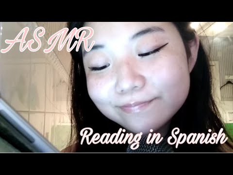 ASMR| Reading In Spanish//Leyendo en español