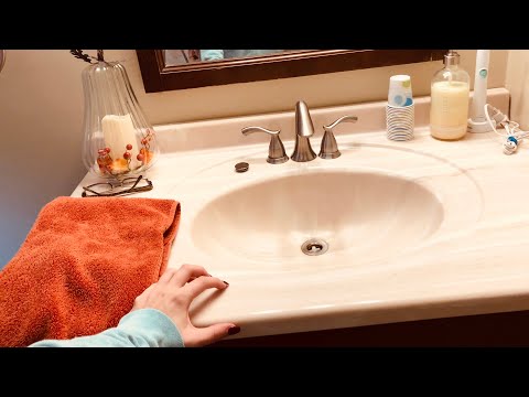 ASMR Tapping And Scratching In My Bathroom!