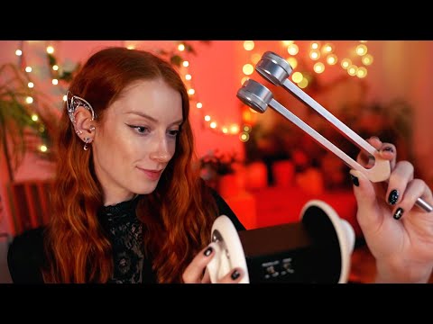 Intense ASMR 🌟 Tuning Fork, Tingly Ear Taps & Whispers