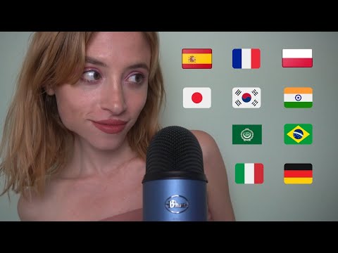 Kissing You Goodnight In 10 Different Languages! ASMR