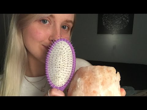Tapping on random items and hair brushing