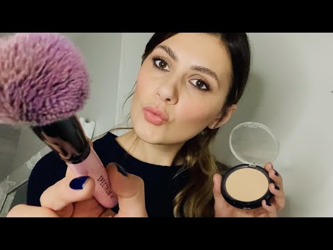 ASMR doing your make up in 1 minute
