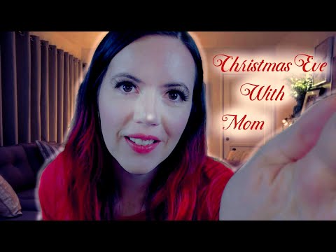 [ASMR] Mom Spends Christmas Eve with You. (Crafts, Cookies, Bedtime Story)