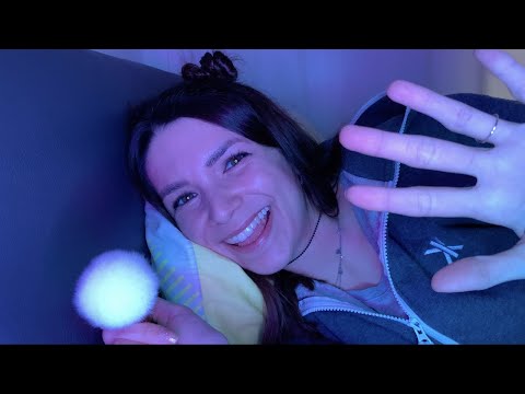 ASMR Rocket to Dreamland Countdown from 100 - Air Tracing + Face Brushing - German/Deutsch