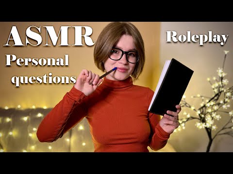 ASMR Velma Dinkley asks you questions ✍️ Roleplay, paper sounds, whisper, personal attention | #asmr