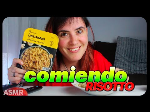 ASMR Susurrando y Comiendo RISOTTO ► MUKBANG Español | Zeiko ASMR