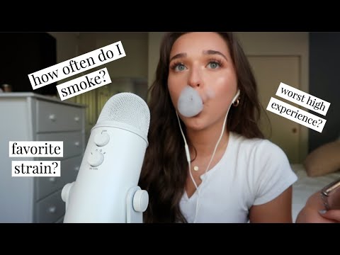 ASMR - Weed Q&A and Smoke Tricks