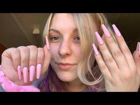 ASMR│fake nail unboxing and application from Gel Online by Erin ✨