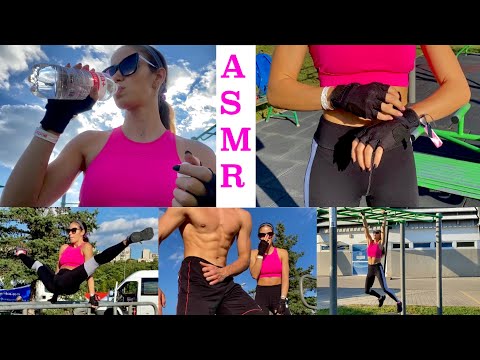 ASMR My Workout Routine 💪🏽 (ft. my brother)